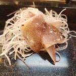 えび寿し - 刺身  赤イカ ミミ