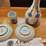 えび寿し - 日本酒 立山 2合