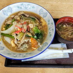 ルートサイド竹の子村 - 中華丼
