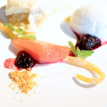 Cucina Italiana 東洞 - オレンジピールとピンクグレープフルーツ。  '14 9月上旬