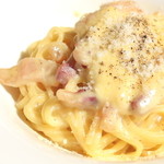 Cucina Italiana 東洞 - 蜂蜜とレモンのカルボナーラ ハーフサイズ  '14 9月上旬
