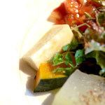 Cucina Italiana 東洞 - 鳴門金時のローストとすずかぼちゃ  '14 9月上旬