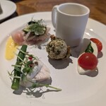 アマルフィイ ホワイトガーデン - ホワイトガーデン特製前菜盛り合わせ