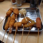 元祖串かつ だるま 新世界総本店 - 串カツ