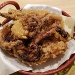 回転寿し トリトン - イカゲソ揚げ。
