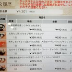 回転寿し トリトン - 注文履歴２。