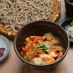 豚バラと卵の他人丼セット