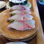 亀正くるくる寿司 - 関さば２人前