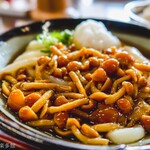 ヨコクラうどん - なめこおろしぶっかけ