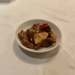 随園別館 - 牛肉と筍の炒め物