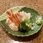 板くら慎之輔 - 赤海老(刺身)