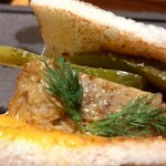 307068530 - チキンパテのサンドウィッチ