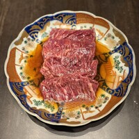 焼肉 きたん 法善寺 - 和牛特選 熟成タレハラミ