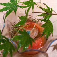 淡流 - 2025.6 兵庫県日本海側生甘海老 加西トマト 三田産じゅん菜 吸い酢