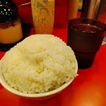 横濱家系ラーメン 六代目 野中家 - １８時までライス無料食べ放題ライス