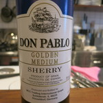 モンプチコションローズ - 26年9月　DON PABLO GOLDEN MEDIUM SHERRY 料理用のシェリー