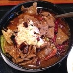 中国家常菜 同心房 - 牛肉の激辛煮 ¥900