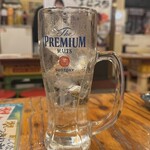 宮原酒場 もつ焼きエビス参 - ホッピー　なか　250円