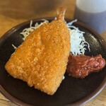 大衆イタリアンかね子 - アジフライ味噌タルタル　390円