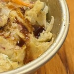 宮原酒場 もつ焼きエビス参 - ポテトサラダ×ソース