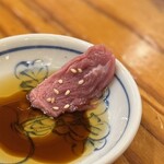 宮原酒場 もつ焼きエビス参 - ハラミ刺