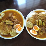 スパイスカレー ガンダーラ - 大盛りと特盛り