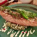 イレール人形町 - サーモンのポワレ　クスクス添え