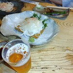 307088277 - 鯛のお造りは身が弾けてました。下ろしたて　歯応えもかなり