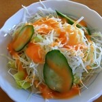 インディアン・レストラン　ロタ - Eセット￥850　サラダ