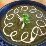 インディアン・レストラン　ロタ - Eセット￥850　日替わりカレー（ほうれん草チキンキーマ）