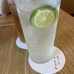 和牛小皿しんうち - すだちサワー/北海道ひげ茶
