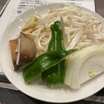 ジンギスカン×厚岸牡蠣  ラムグチカズヤ - セット野菜