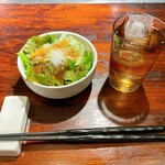 鉄板ダイニング 哲 - サラダ