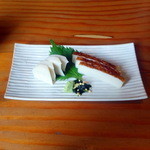 蕎麦切り 旗幟 - 板わさ620円