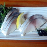 蕎麦切り 旗幟 - 〆さば720円