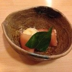 柚多香 - 突き出し 生ハムAND卵サラダ