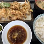 横浜港湾飲食企業組合大棧橋食堂 - 天ぷら定食（500円）