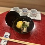 馳走や直 - 本日のおすすめ料理3品:帆立真丈