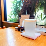 やぶ善 - お水のピッチャーが常備される季節になりました。
