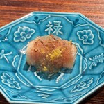 薪鳥新神戸 - イチジクと金木犀のゼリー