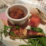 神戸牛炉窯焼ステーキ 雪月風花 北野坂 - ランチ　前菜