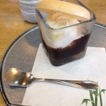 サガミ - 白玉入りコーヒーゼリーソフト。