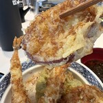 俺の天ぷらバル - 天丼　さつまいも