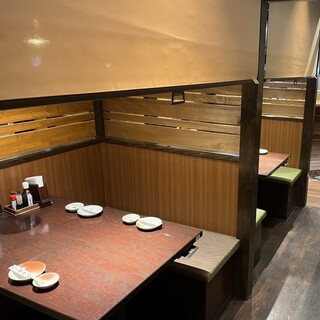 Spacious table seating available