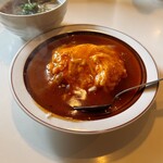 餃子苑 - 赤い天津飯