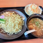 幸楽苑 - 魚介豚骨つけ麺＋ネギ