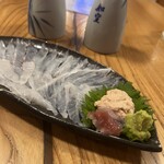 ごじゃらし - カワハギのお刺身（肝付）