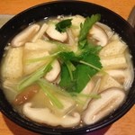 お酒・お惣菜・和食 竜田屋 - H.26.2.11.昼 しいたけ汁 200円
