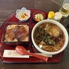 寺家乃鰻寮 - 料理写真:半鰻丼＋山菜そば