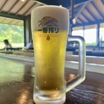 寺家乃鰻寮 - 冷酒の代わりの生ビール